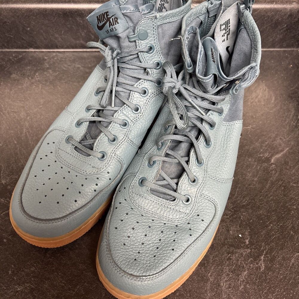 Nike SF AF1 Urban Utility Military Inspired Shoes, Men’s 12, Ocean Bliss